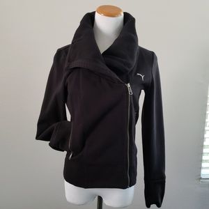 Puma women's motto jacket black sz S